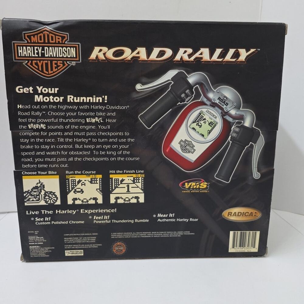 2000 Harley Davidson Road Rally Radica Game Working NIB - Picture 2 of 5